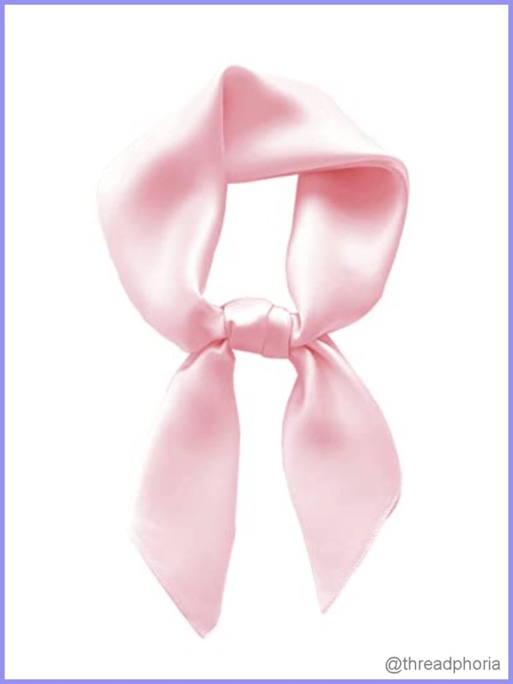 Women's Chiffon Square Scarf Hair Wrap Satin Ribbon Scarf Retro Neck Scarf